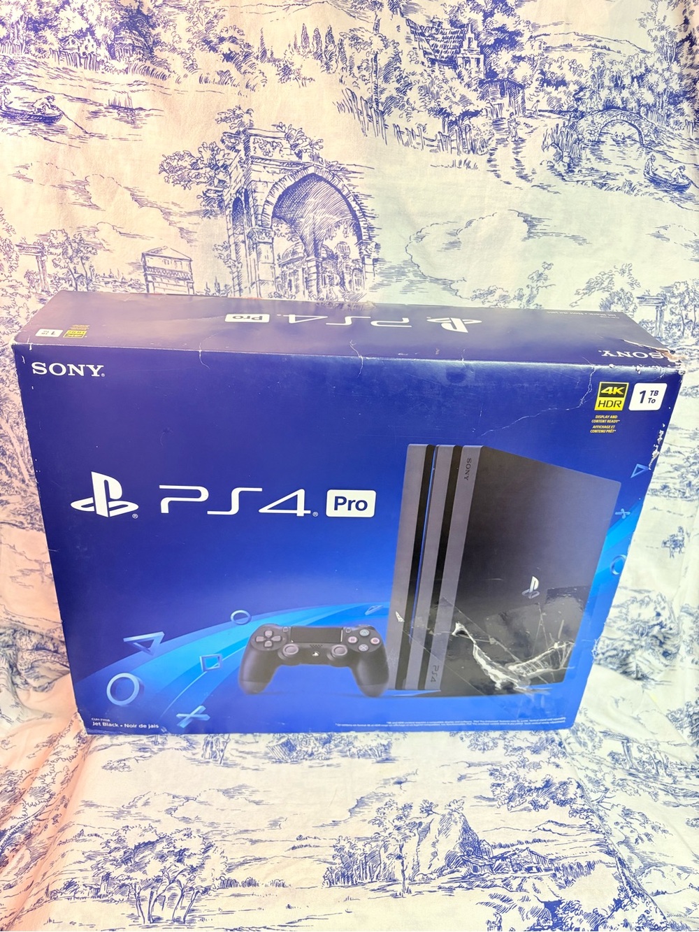 Jet Black - Sony PlayStation 4 Pro 1TB Console Gaming System Complete In Box